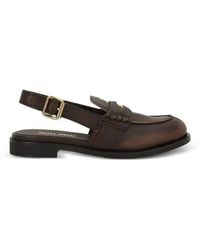 Miu Miu - Slingback Loafers Shoes - Lyst
