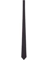 Saint Laurent - Jacquard Silk Tie - Lyst