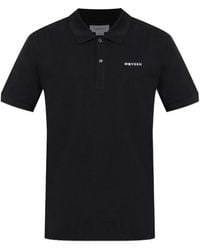 McQueen - Polo With Embroidered Logo - Lyst