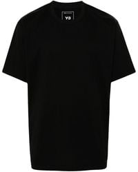 Y-3 - Logo Cotton T-Shirt - Lyst
