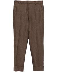Incotex - Regular Fit Linen Trousers - Lyst