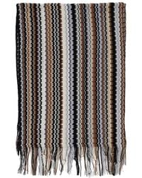 Missoni - Zig-Zag Knit Scarf With Fringes - Lyst