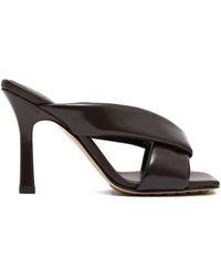 Bottega Veneta - Riva Leather Mules - Lyst