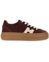Hogan - Crosswind Suede Sneakers - Lyst
