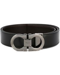 Ferragamo - Reversible Gancini Belt - Lyst