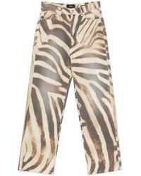 7 For All Mankind - Stovepipe Straight Jeans - Lyst