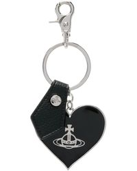 Vivienne Westwood - Mirror Heart Orb Keyring - Lyst