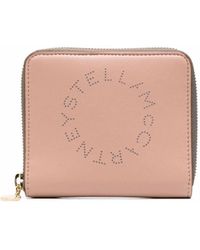 Stella McCartney - Mini Stella Logo Zip Around Wallet - Lyst