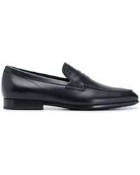 Tod's - Classic Leather Loafers With Penny Bar - Lyst