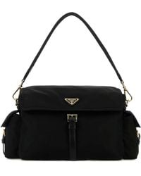 Prada - Explore Large Re-Nylon Shoulder With Flap Bags - Lyst