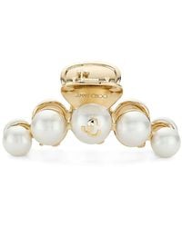 Jimmy Choo - Finish Pearl Claw Hair Clip - Lyst