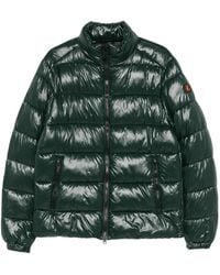 Save The Duck - Jobim Padded Jacket With Lacquered Finish - Lyst