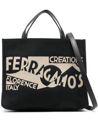 Ferragamo - Small Venna Tote Bag - Lyst