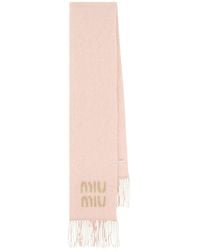 Miu Miu - Wool And Mohair Scarf - Lyst