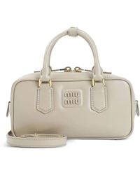 Miu Miu - Arcadie Regular Leather Bag - Lyst