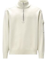 C.P. Company - Extra-fine Wool Metropolis Series Half-zip Sweater - Lyst