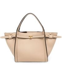 Tod's - T Timeless Small Leather Tote Bag - Lyst