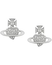 Vivienne Westwood - Crystal Embellishments Valentine's Agnatha Earrings - Lyst