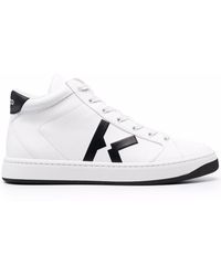 KENZO Kourt K High-top Sneakers - White