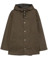 Fendi - Mackintosh Fabric Parka With Ff Lining - Lyst