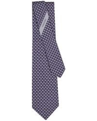 Ferragamo - Silk Tie Tournament Print - Lyst