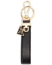 Prada Cerulean Leather Key Ring in Blue | Lyst Canada
