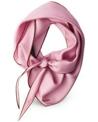 Prada - Foulard Stampato - Lyst