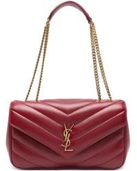 Saint Laurent - Loulou Medium Leather Shoulder Bag - Lyst