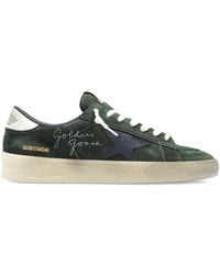 Golden Goose - Stardan Suede Sneakers With Nappa Leather Star And Signature Detail Shoes - Lyst