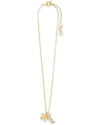 Saint Laurent - Colomba Cassandre Necklace - Lyst