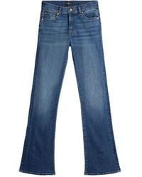 7 For All Mankind - Mid Waist Bootcut Jeans - Lyst