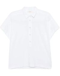 Zanone - Short-Sleeved Cotton Polo Shirt - Lyst