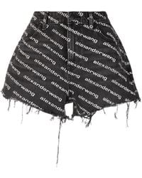 Alexander Wang - Denim Shorts - Lyst
