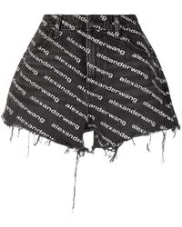 Alexander Wang - Denim Shorts - Lyst
