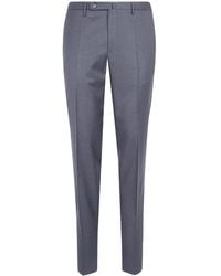 Incotex - Tailored Wool Trousers With Pleats - Lyst