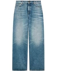 Golden Goose - Stone-Washed Light Denim Boyfriend Jeans - Lyst