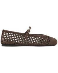 Prada - Crochet Ballerinas Shoes - Lyst