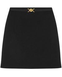 Versace - Medusa `95 Wool-blend A-line Skirt - Lyst