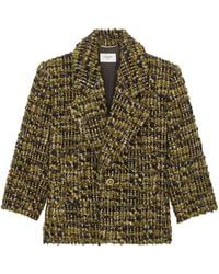 Saint Laurent - Single-breasted Tweed Jacket - Lyst