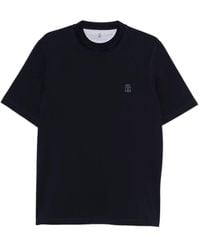 Brunello Cucinelli - Logo T-Shirt - Lyst