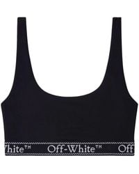 Off-White c/o Virgil Abloh - Off- Bra With Logo - Lyst