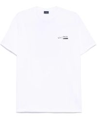 Paul & Shark - Ocean Print Cotton T-Shirt - Lyst