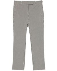 Incotex - Kimama Gingham-Pattern Straight-Leg Trousers - Lyst