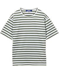 JUNYA WATANABE COMME DG - Striped Cotton T-Shirt - Lyst