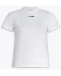 Alaïa - Alaïa Tight-fitting T-shirt Clothing - Lyst