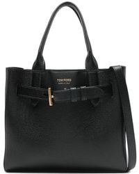 Tom Ford - Audrey Small Leather Tote Bag - Lyst