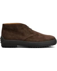 Tod's - Suede Boots - Lyst