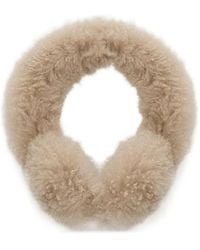 Yves Salomon - Long Lamb Fur Ear Warmers - Lyst