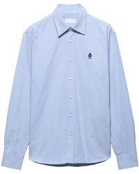 Prada - Classic Fit Cotton Shirt - Lyst