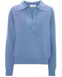 Victoria Beckham - Genevieve Polo Sweater - Lyst